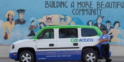 Gold Coast Transit – June 2016 Driver standing in front of vehicle